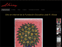 Tablet Screenshot of josealicea.com